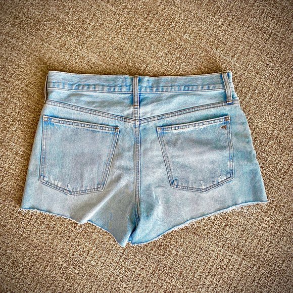 Madewell NWT Relaxed Denim Shorts, Light Wash W28 - Picture 7 of 13